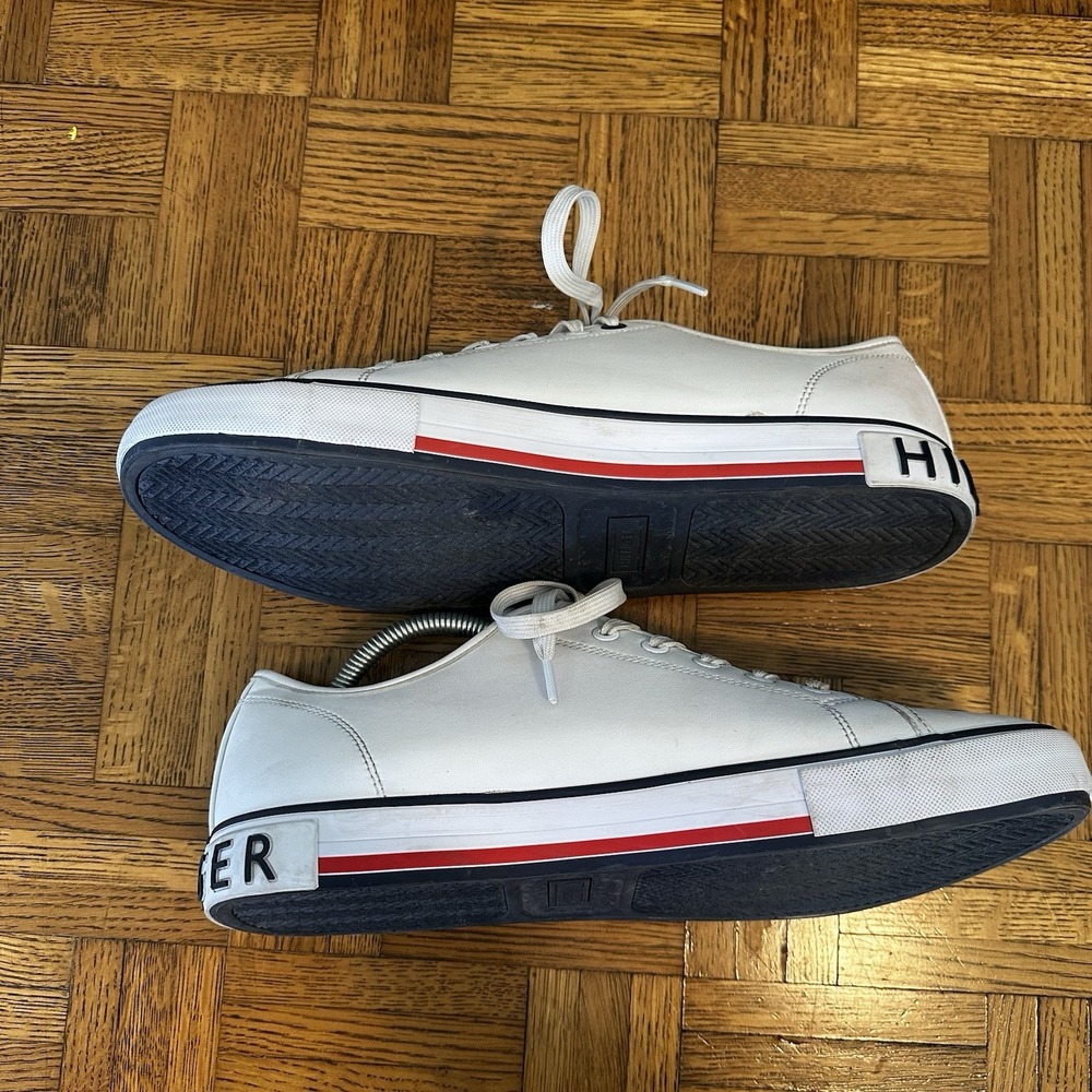 - Tommy Hilfiger Radam Lace-Up Men Sneakers Sz. 11, White - Picture 7 of 10